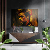 Fight Club Brushed Aluminum Dibond Wall Art.